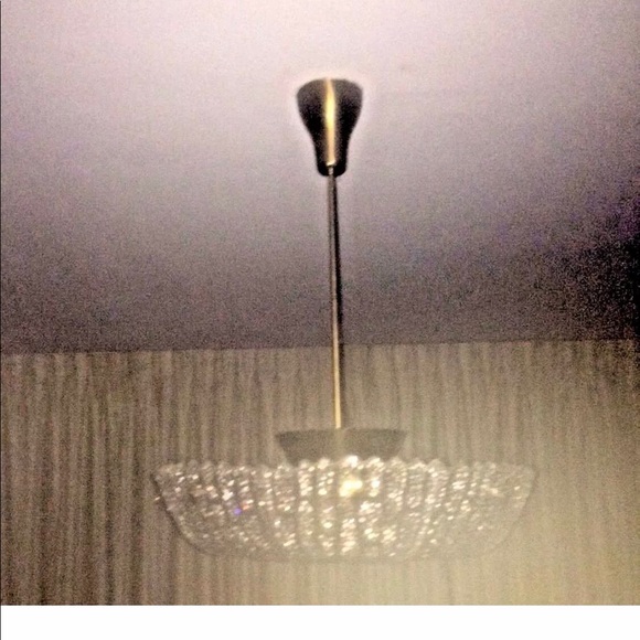 Large Swedish Orrefors Glass “Embassy” Chandelier - Picture 6 of 8